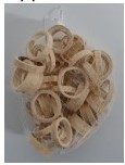 Bamboo Bamboe ringen 5-6 cm. naturel +/- 50 stuks Bamboo ringen